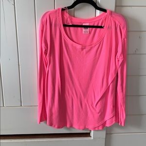 Pink long sleeve tee